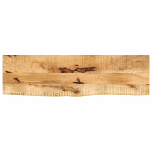 Massivholz Tischplatte Baumkante Mango 110 cm