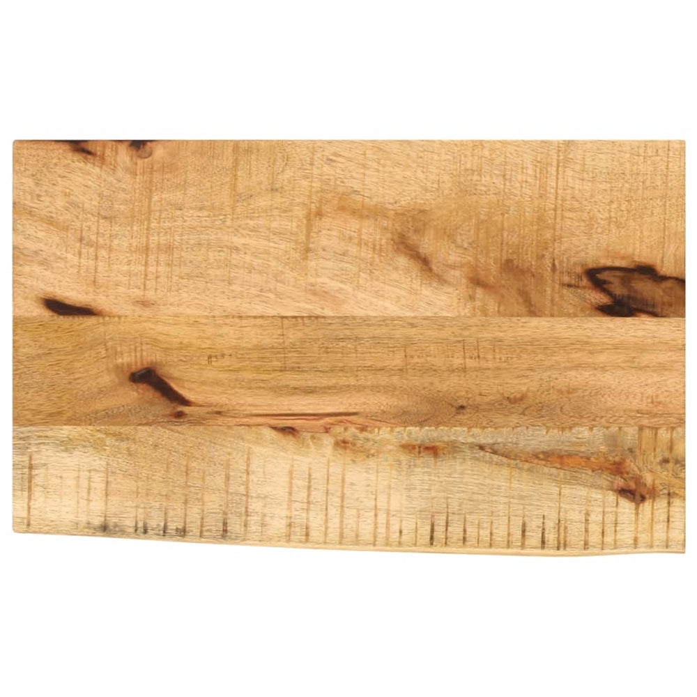 vidaXL Plateau de table 60x30x3,8 cm Bord naturel Bois de manguier massif brut