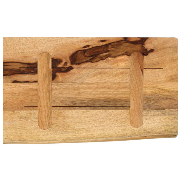 Massivholz Tischplatte Mangoholz 60x30 cm