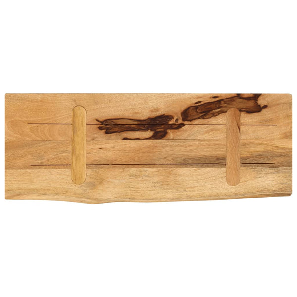 Tischplatte Baumkante 70x30 Mangoholz