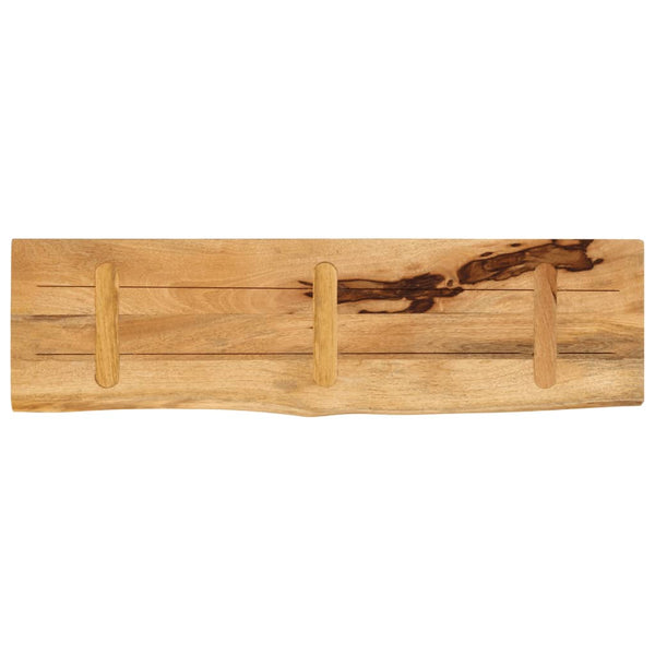 Massivholz Tischplatte Mangoholz 100x30 cm