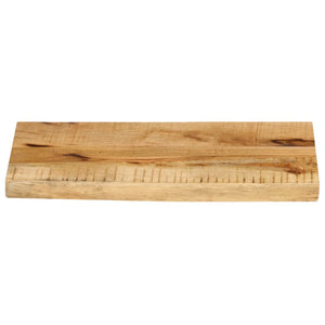 Tischplatte 60x40 cm Mangoholz Baumkante
