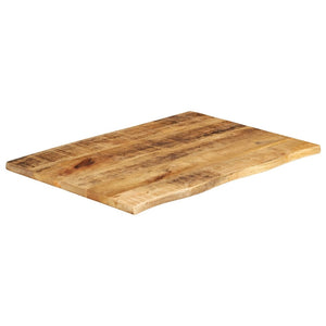 Massivholz Tischplatte Mangoholz 70x60 cm