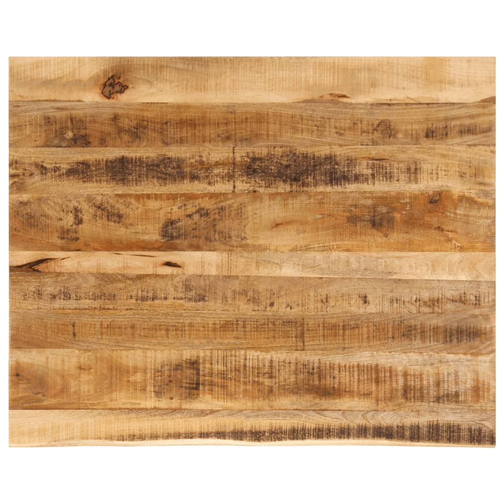 Tischplatte Baumkante 90x80 Mangoholz