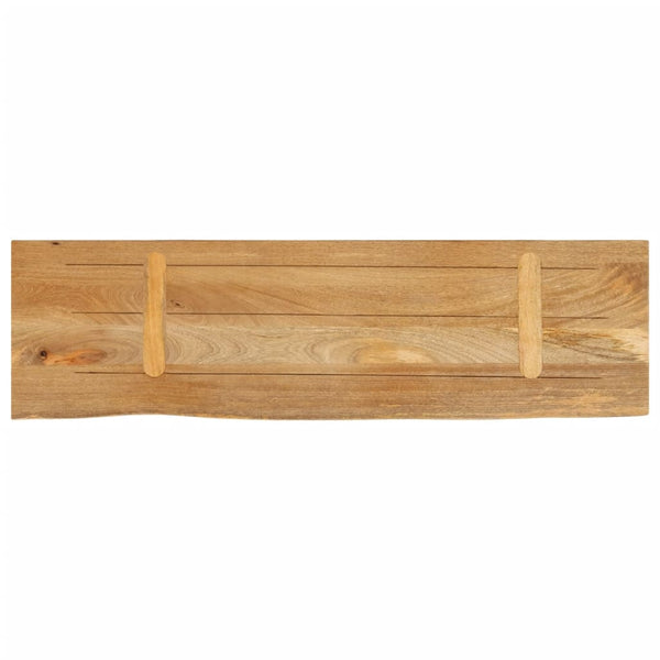Massivholz Mango Tischplatte 100x20 cm