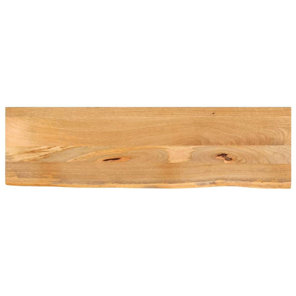 vidaXL Plateau de table à bord naturel 140x20x2,5 cm Bois de manguier massif