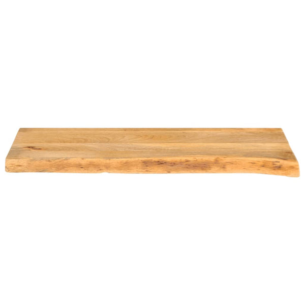 Tischplatte Mango Massivholz 80x40 cm Baumkante