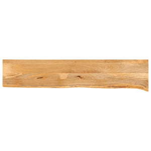 Massivholz Tischplatte Mango Baumkante 180cm