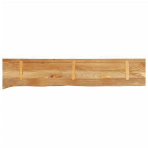 Massivholz Tischplatte Mango Baumkante 180cm