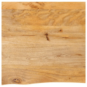 Massivholz Tischplatte Mango Baumkante 60x60