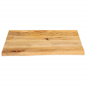 Massivholz Tischplatte Mango Baumkante 60x60