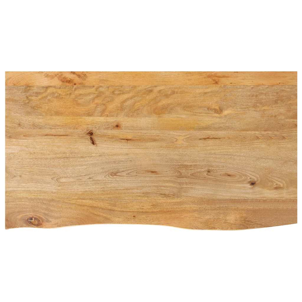 vidaXL Plateau de table à bord vif 120x60x2,5 cm Bois de manguier massif