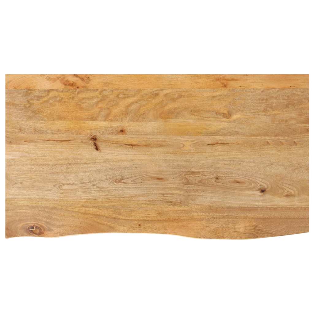Tischplatte Mango Baumkante 120x60 cm