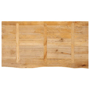 Tischplatte Mango Baumkante 120x60 cm