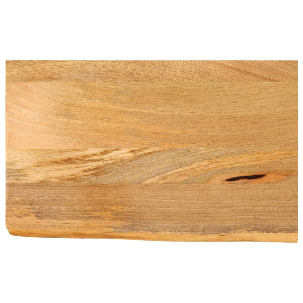 Tischplatte Baumkante Mango Massivholz 60x20 cm