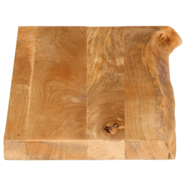 Tischplatte Mango Massivholz 70x20 cm Baumkante