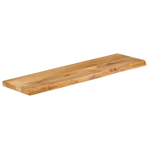 Tischplatte Mango Massivholz Baumkante 110cm