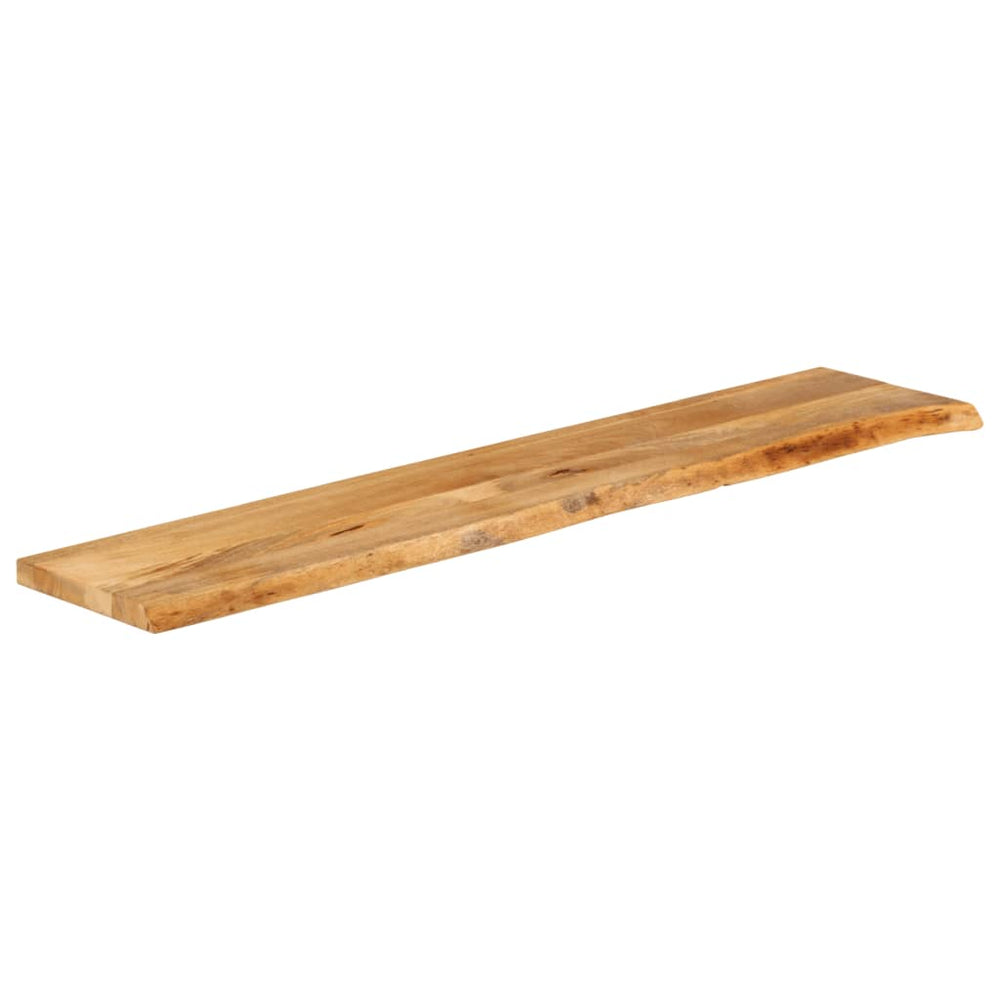 Massivholz Tischplatte Mango Baumkante 140 cm