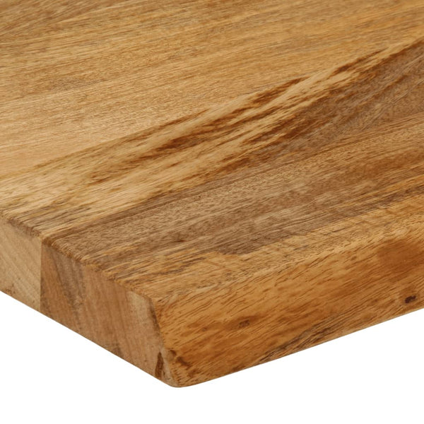 Massivholz Tischplatte Mango Baumkante 160 cm