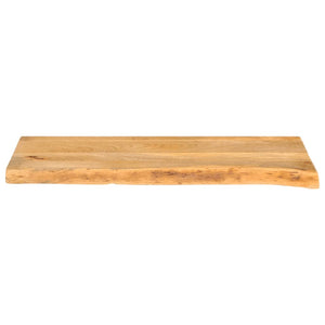 Tischplatte Mango Massivholz 70x30 cm Baumkante