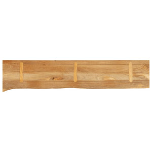 Massivholz Tischplatte Mango Baumkante 160cm