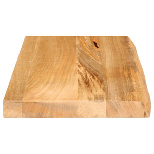 Massivholz Tischplatte Mango Baumkante 60x40 cm