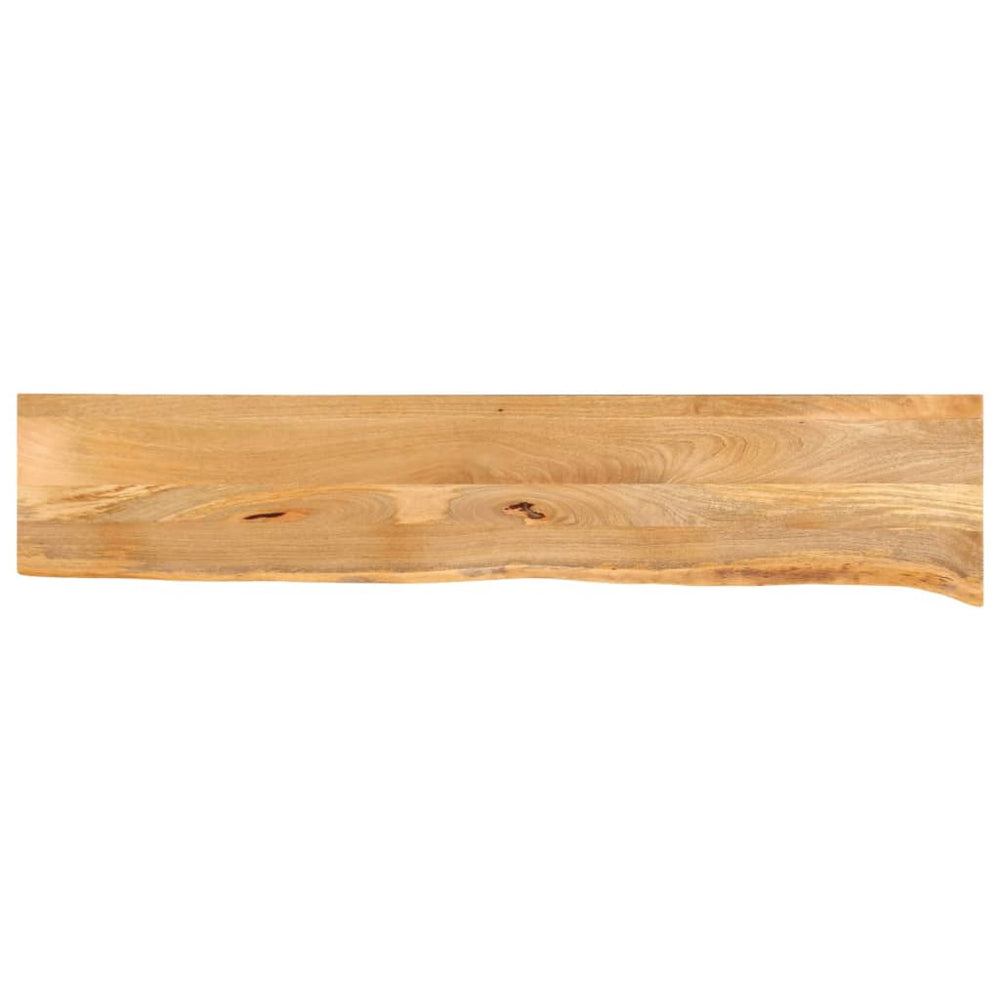 vidaXL Plateau de table avec bords naturels 160x40x3,8 cm Bois de manguier massif