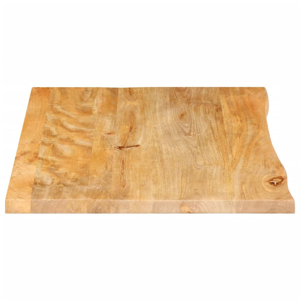 Tischplatte Mango Massivholz 70x60 cm Baumkante