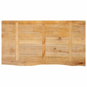 Massivholz Tischplatte Mango Baumkante 100x60