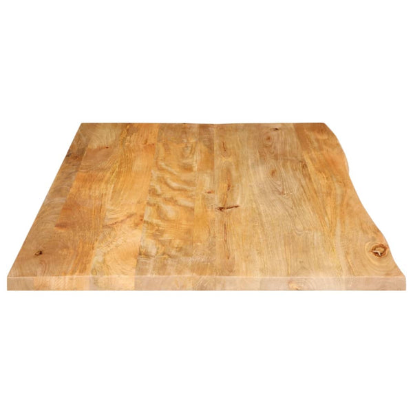 Tischplatte Mango Massivholz 110x60 cm Baumkante