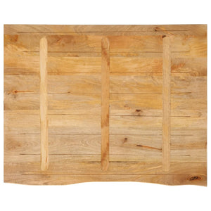 Tischplatte Mango Massivholz Baumkante 110x80 cm