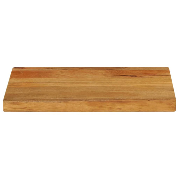 Massivholz Mango Tischplatte mit Baumkante 60x20 cm