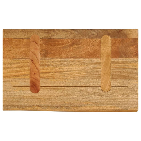 Massivholz Mango Tischplatte mit Baumkante 60x20 cm