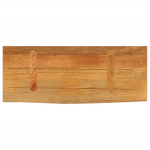 Massivholz Tischplatte Mango 70x30 cm Baumkante
