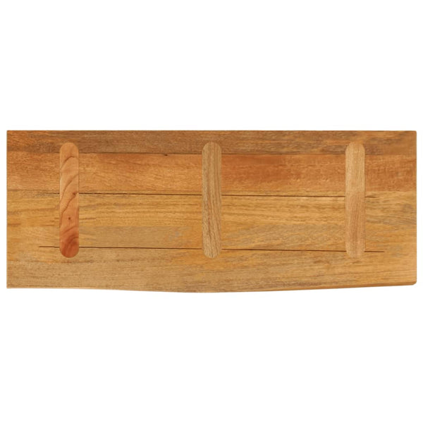 Massivholz Tischplatte Mango Baumkante 90x30