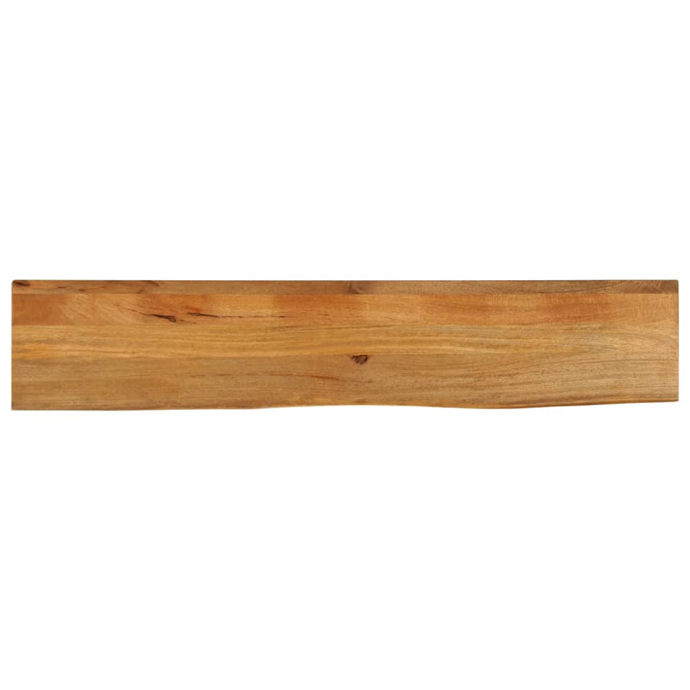 vidaXL Plateau de table bord naturel 180x30x2,5 cm bois de manguier massif