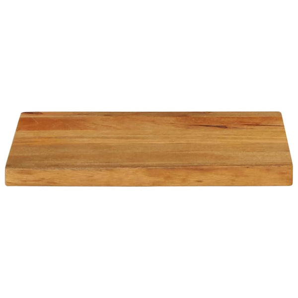Massivholz Tischplatte Mango Baumkante 50x40 cm