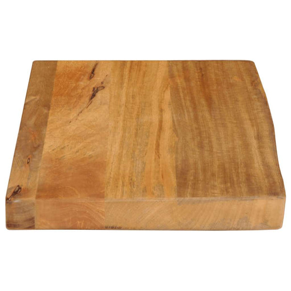 Massivholz Tischplatte Mango Baumkante 50x40 cm