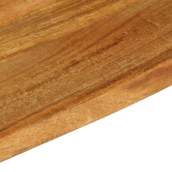 Massivholz Tischplatte Mango Baumkante 50x40 cm