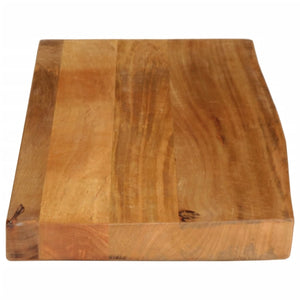 Tischplatte Mango Massivholz 70x40 cm Baumkante