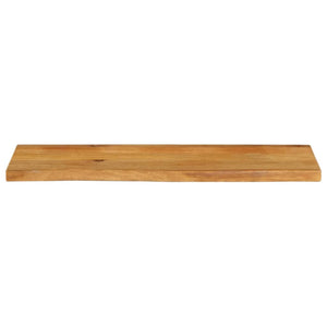 Massivholz Tischplatte Mango Baumkante 100x40 cm