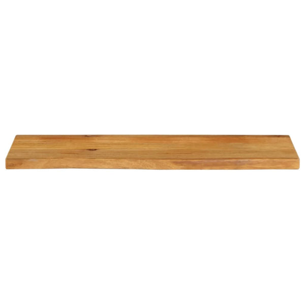 Massivholz Tischplatte Mango Baumkante 100x40 cm