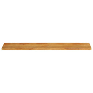 Massivholz Tischplatte Mango Baumkante 140x40 cm