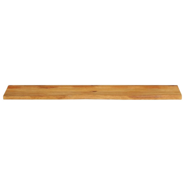 Massivholz Tischplatte Mango Baumkante 140x40 cm