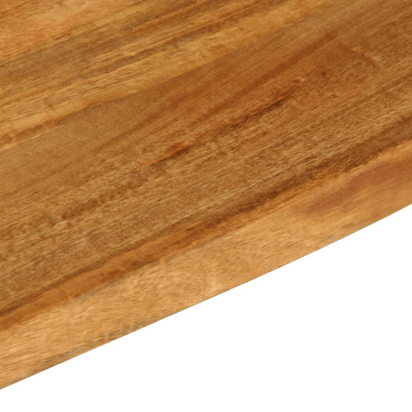 Massivholz Tischplatte Mango Baumkante 140x40 cm