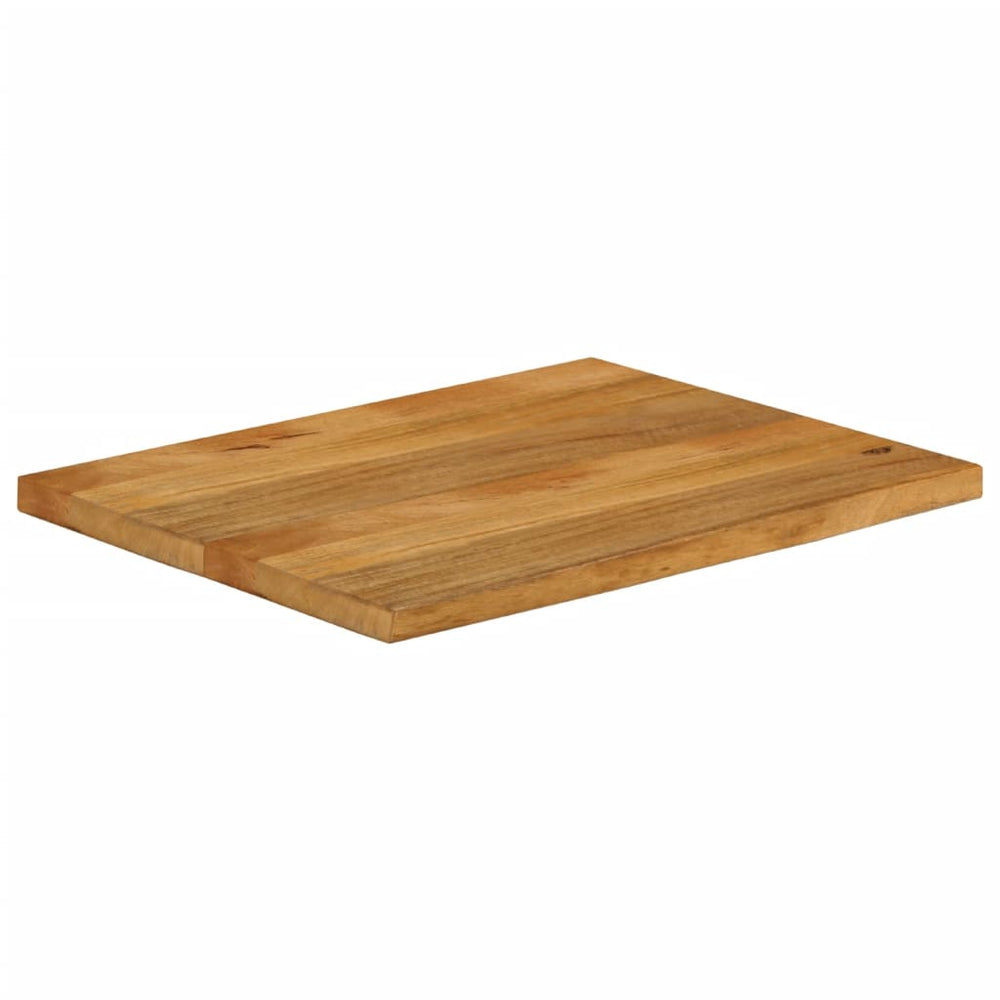 vidaXL Plateau de table à bord naturel 70x60x2,5 cm Bois de manguier massif