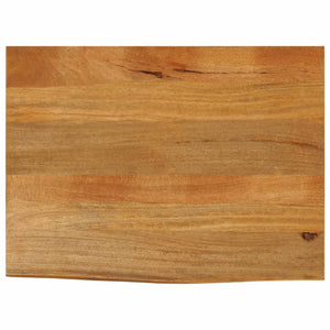 Massivholz Tischplatte Mango Baumkante 80x60
