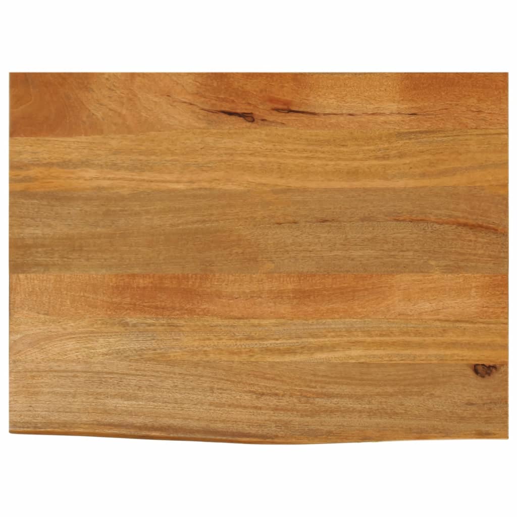 Massivholz Tischplatte Mango Baumkante 80x60