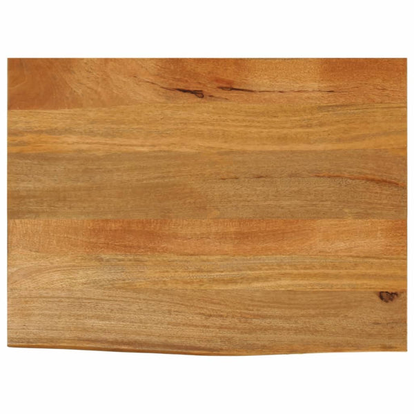 Massivholz Tischplatte Mango Baumkante 80x60