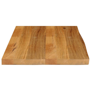 Massivholz Tischplatte Mango Baumkante 80x60